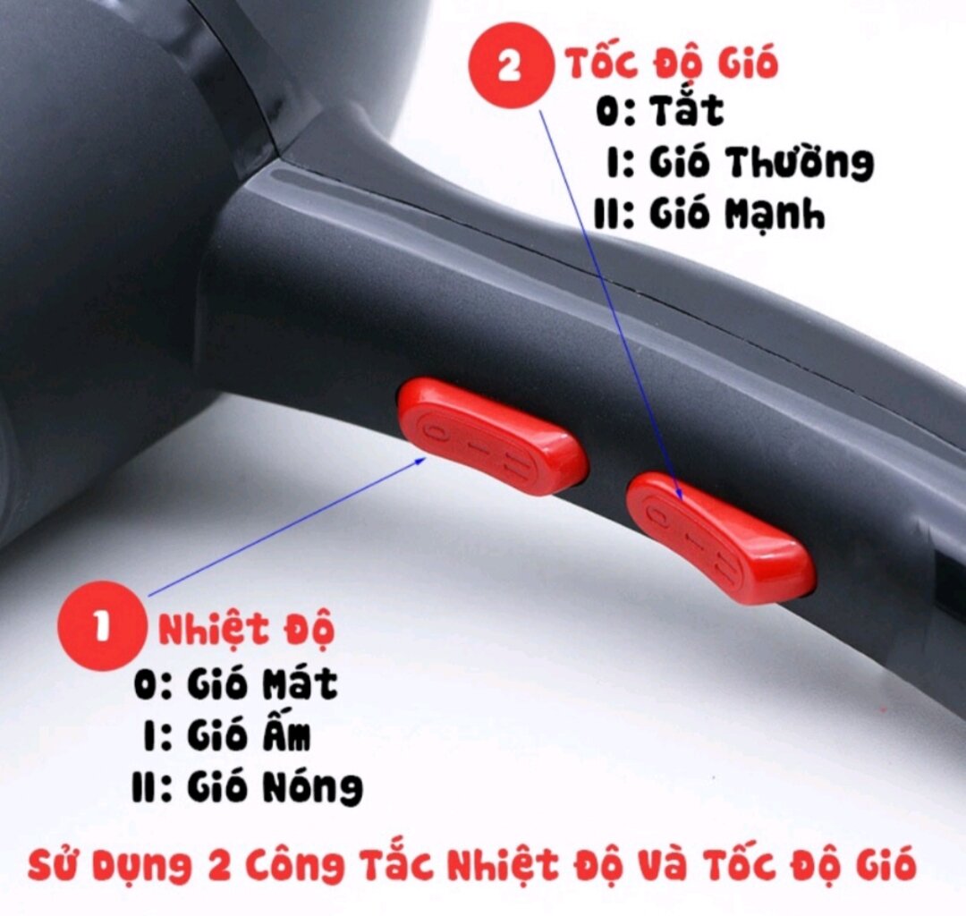 Máy sấy tóc Panasonic - Máy sấy tóc 2 chiều nóng lạnh công suất lớn