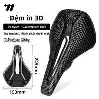 West Biking | Yên Xe Đạp Hợp Kim Titan In 3D Rỗng Thoáng Khí