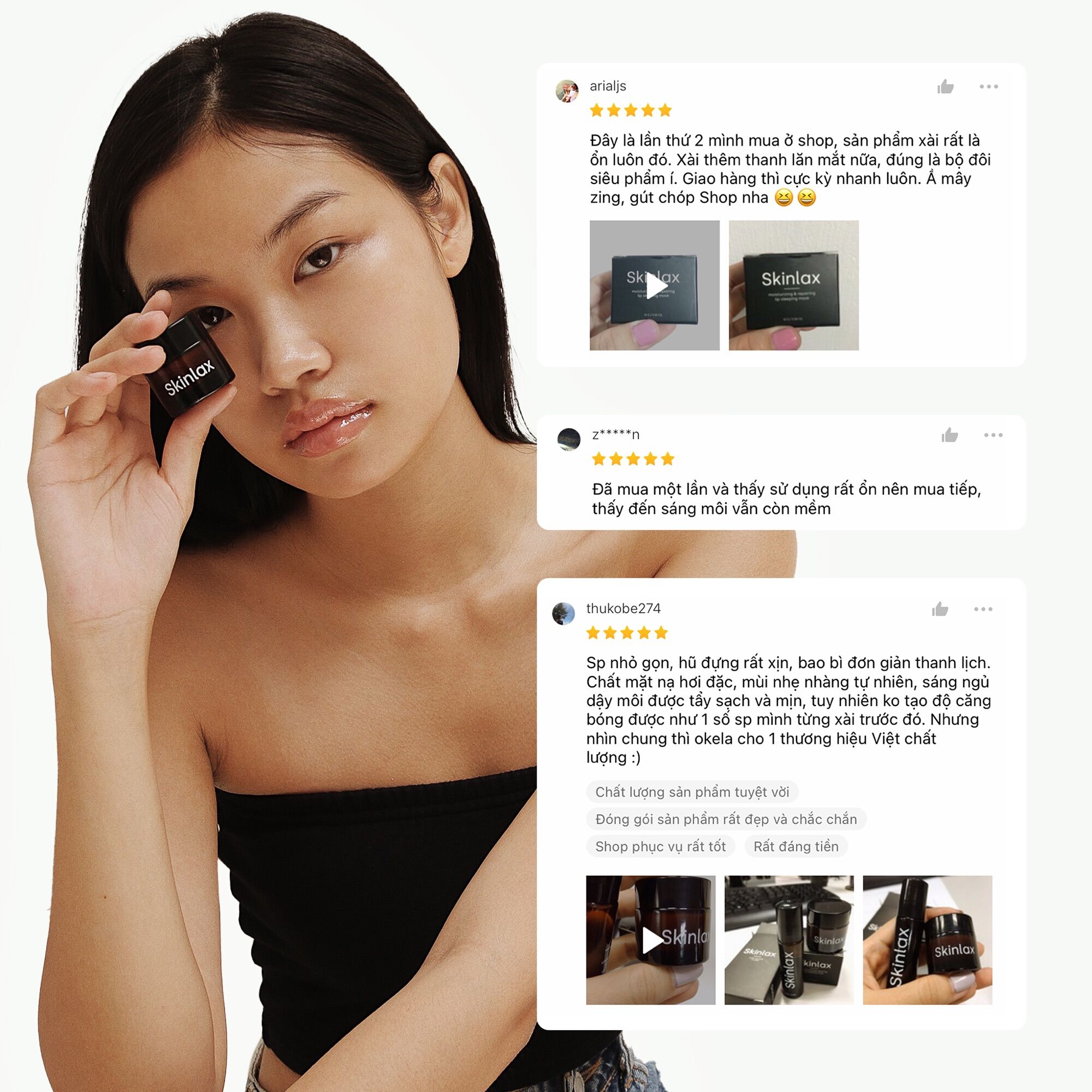 Mặt Nạ Ngủ Dưỡng Môi SKINLAX ( 10g )