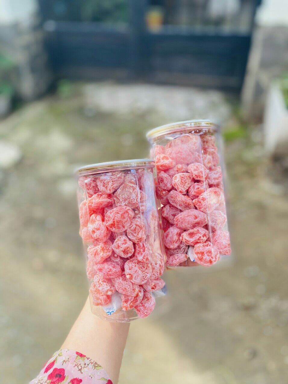 Xí muội đào hồng chua ngọt