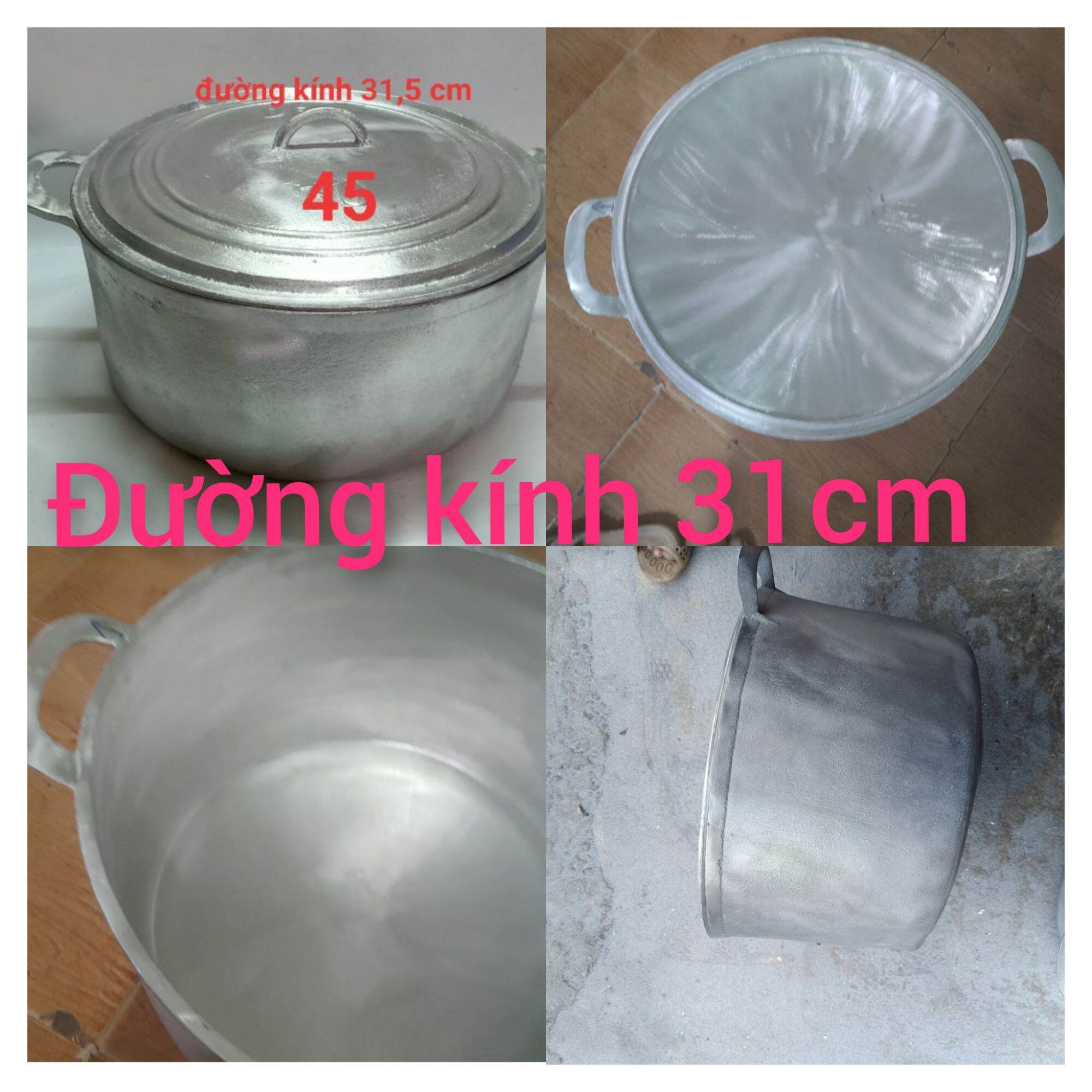 Nồi Gang Đúc số 45 đường kính 31CM