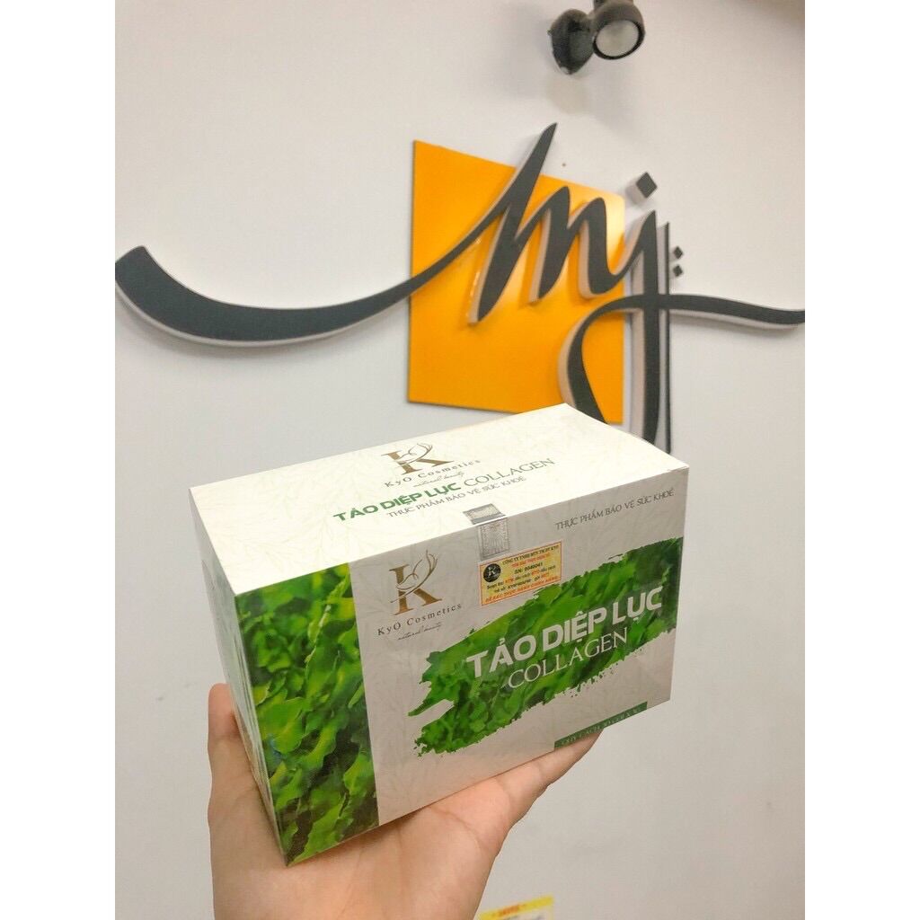 Tảo Diệp Lục Collagen KYO đẹp da, cân bằng nội tiết tố, mờ nám tàn nhang