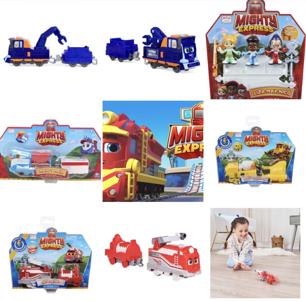 Đồ chơi đoàn tàu Mighty Express