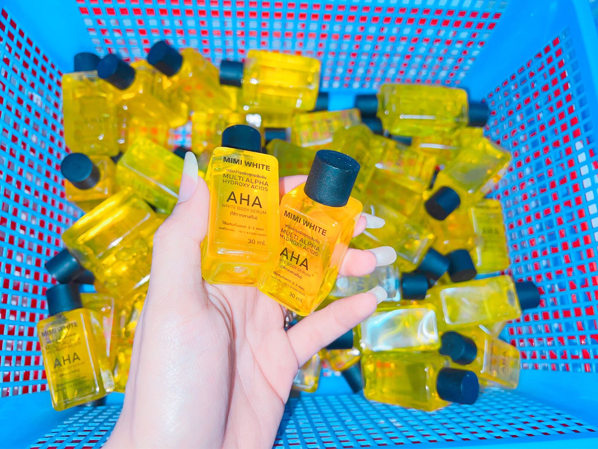 Combo sỉ 10 chai serum aha mimi white