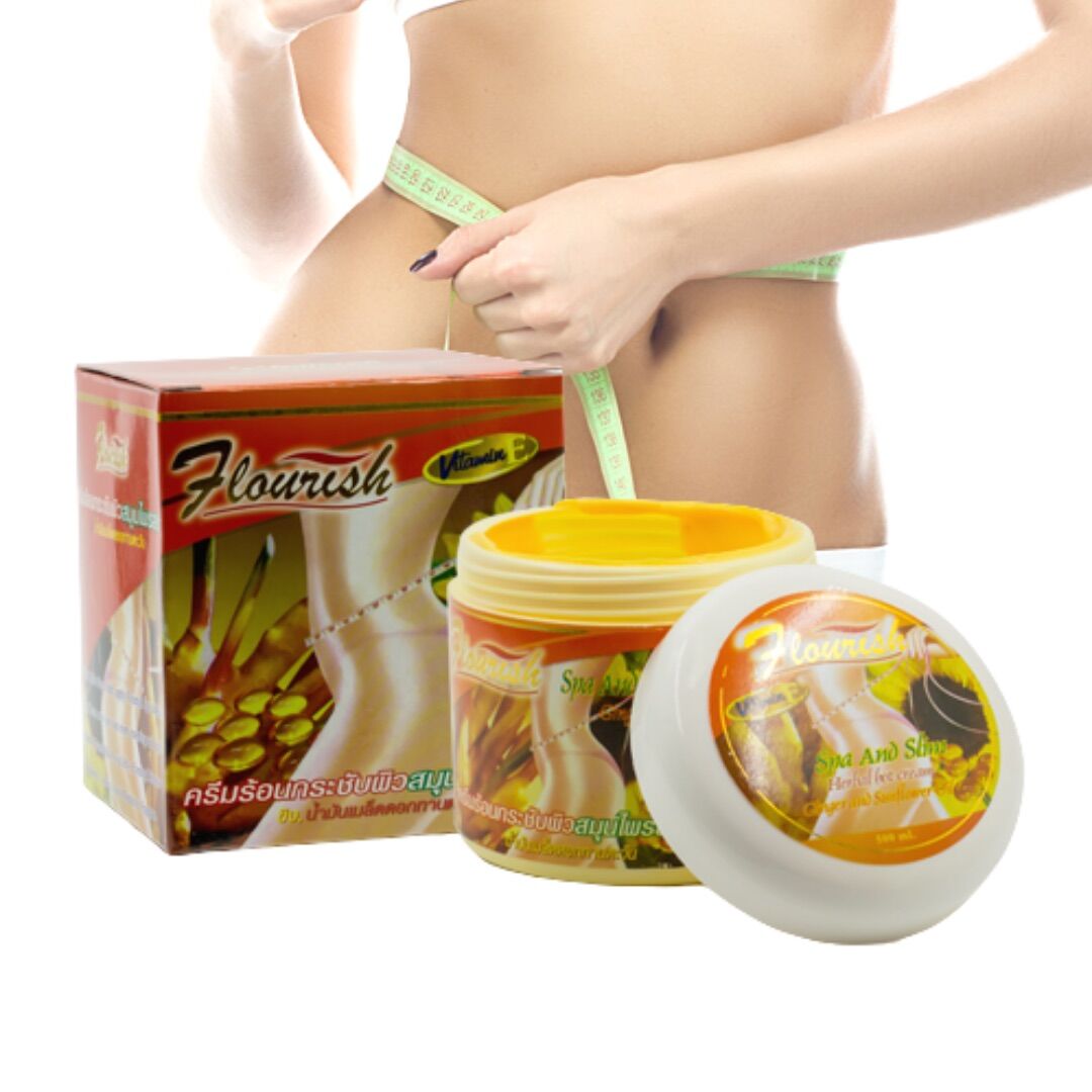 Kem Tan Mỡ Bụng Gừng Ớt Flourish 500ml Thái Lan