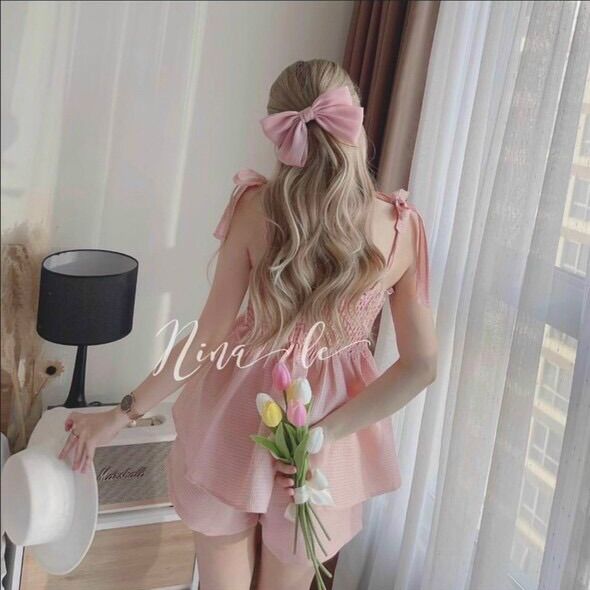 (SHOP BIGSIZE nữ 50kg đến 90kg) SET PEPLUM 2 DÂY NƠ