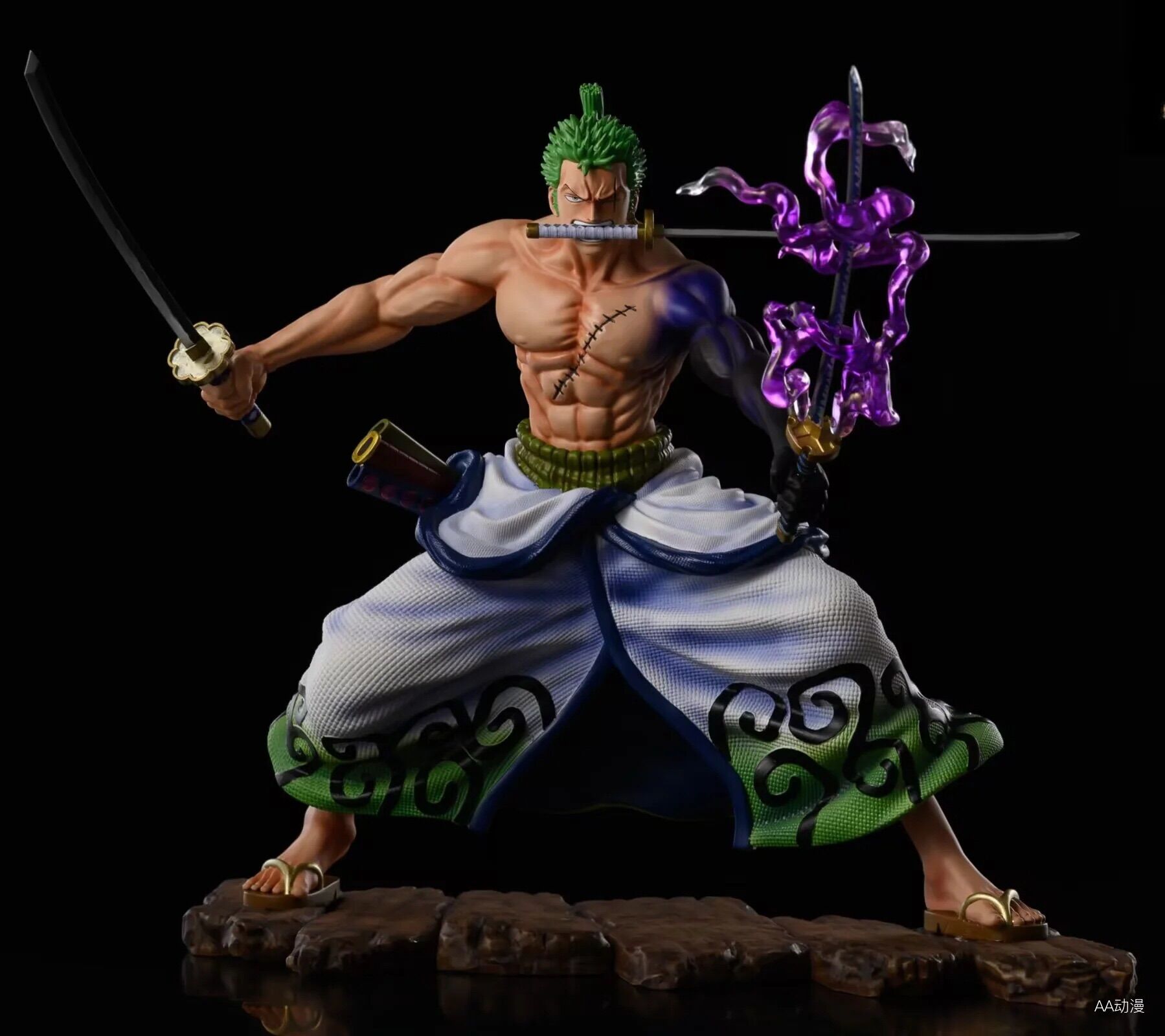 Mô hình Zoro hiệu ứng Haki siu đẹp