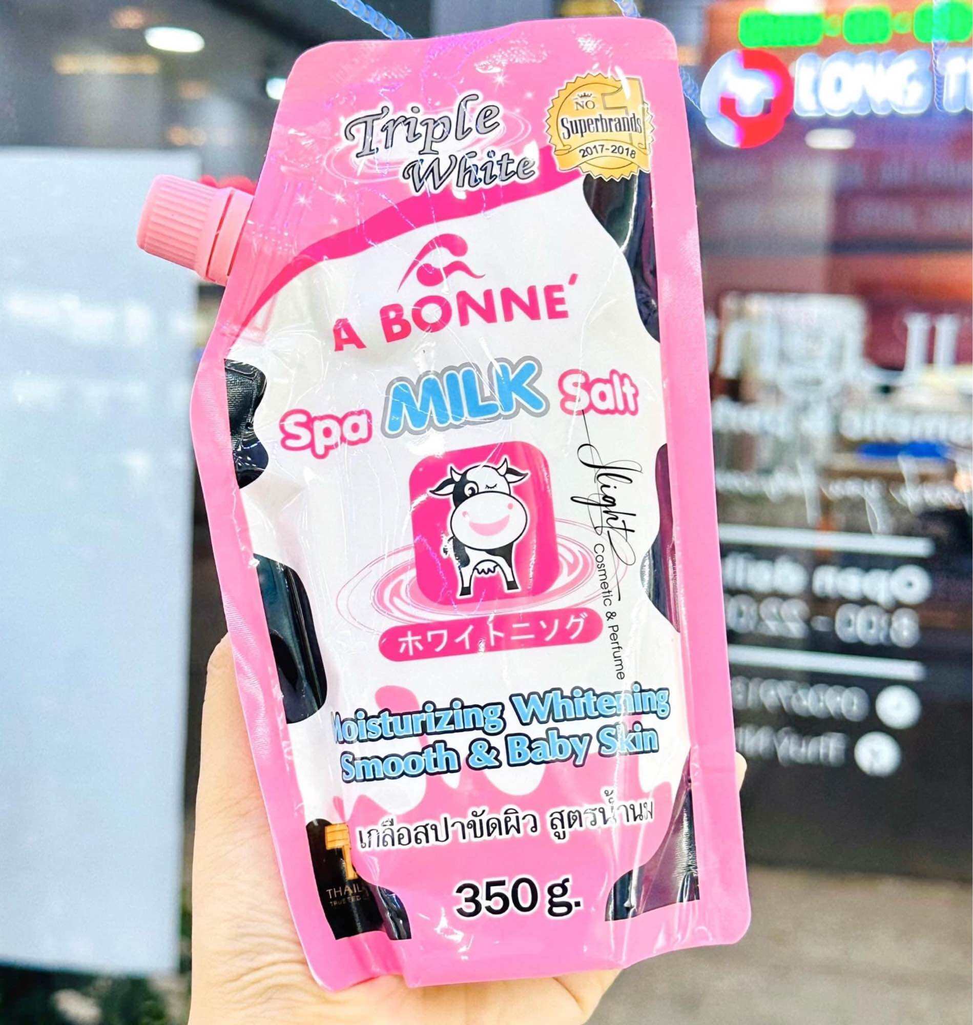 Muối Tắm Tẩy Tế Bào Chết Chiết Xuất Sữa Bò A Bonne Spa Milk Salt ( Mẫu Mới )