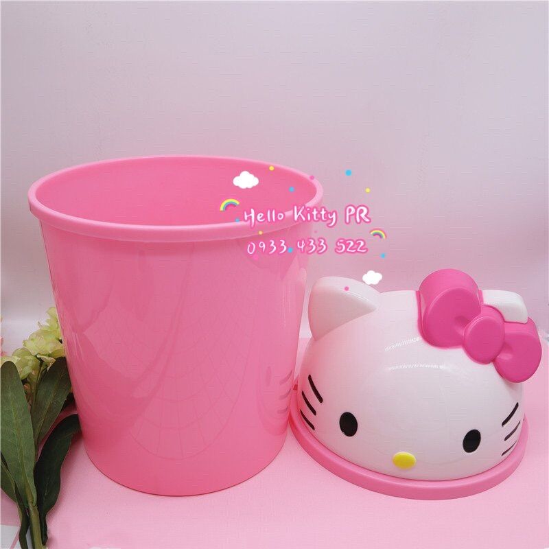 [Freeship MAX] Thùng rác 3D Hello Kitty PR
