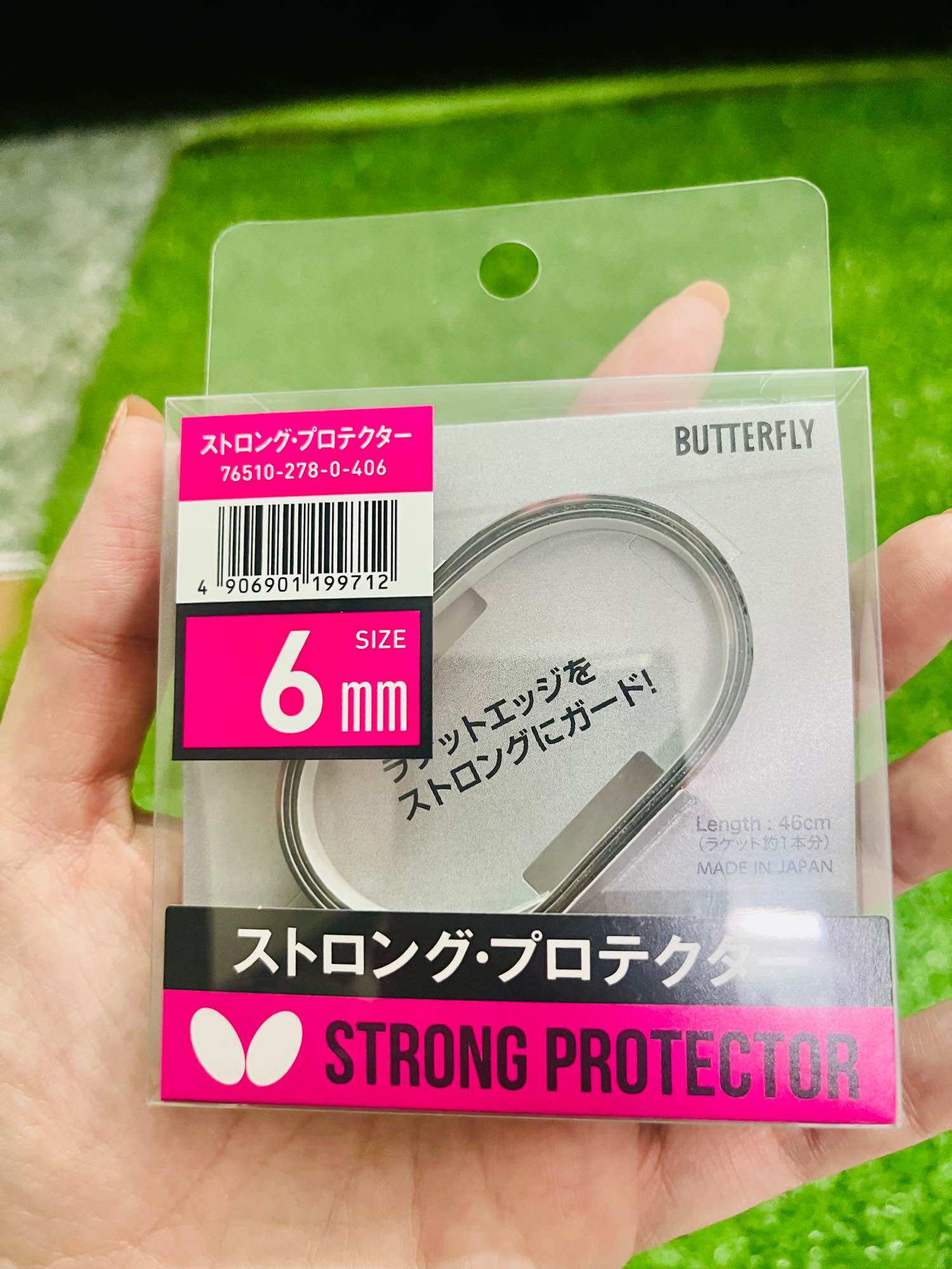 Viền vợt bóng bàn strong protector black butterfly hàng chính hãng made in japan