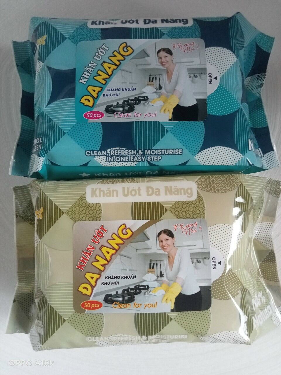 COMBO 10 KHĂN GIẤY ƯỚT ĐA NĂNG PHƯƠNG NAM 50 TỜ