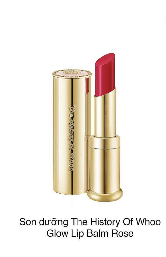 Màu Rose] Son dưỡng chống nắng whoo Glow Lip Balm Rose.