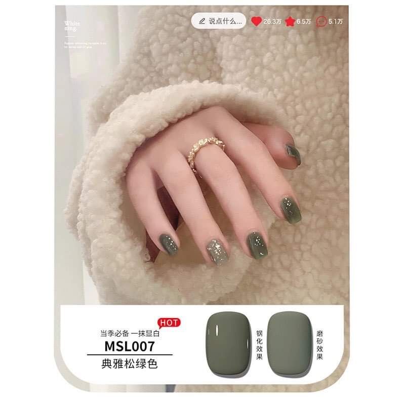 Sơn gel tone màu MATCHA MSL (MUA 10 tặng 1)