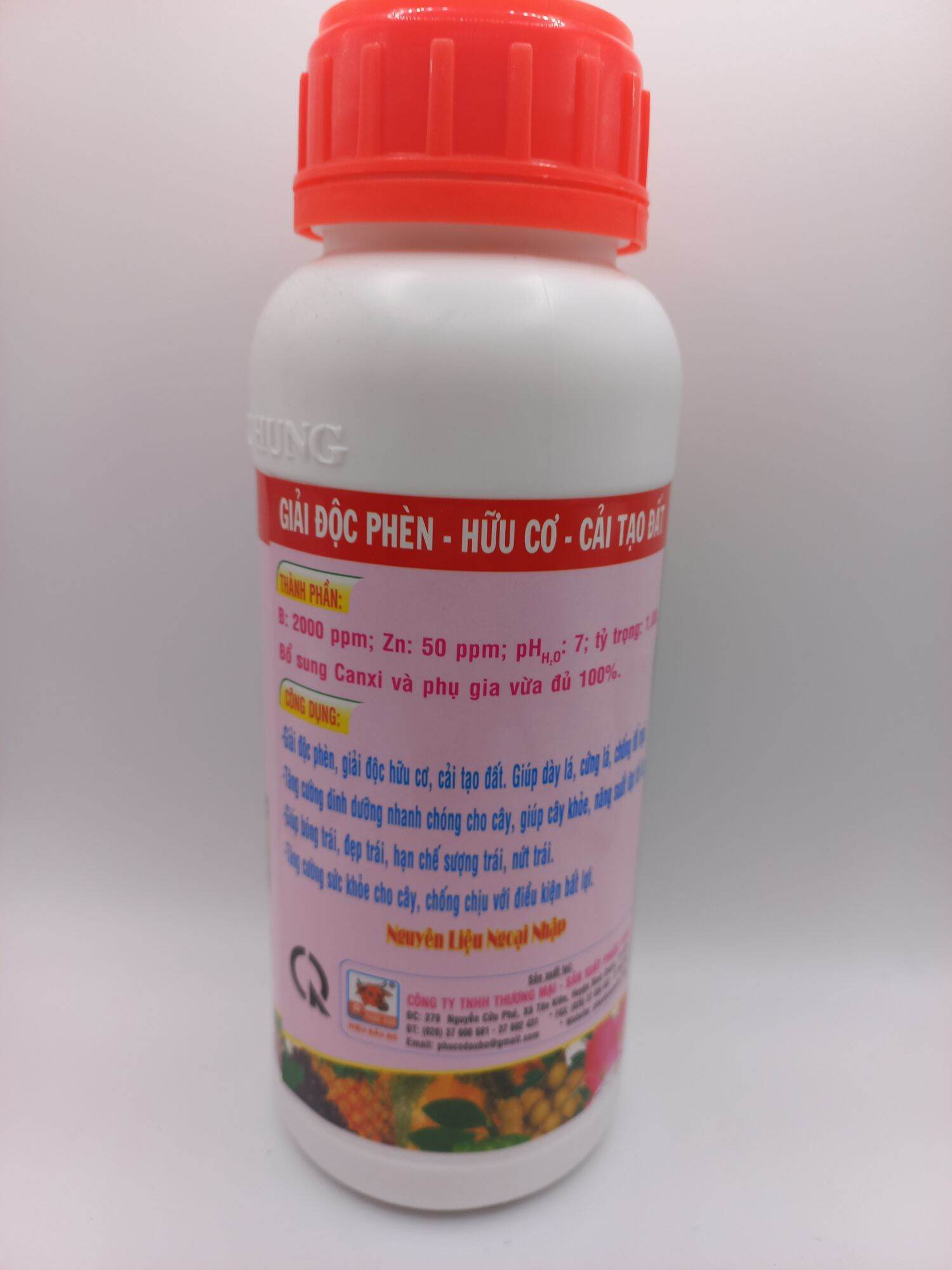 Phân bón vi lượng Đầu Bò 11 Canxi sữa (vôi sữa) 500ml