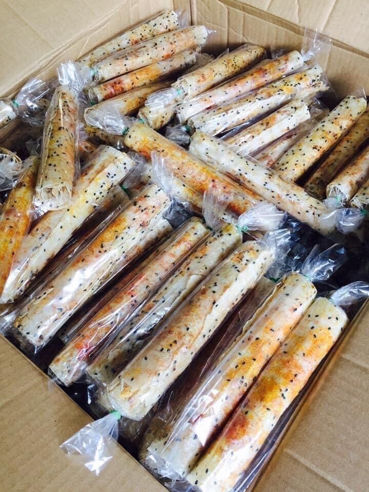 Bánh tráng cuộn mắm ruốc đặc sản Phan Rang