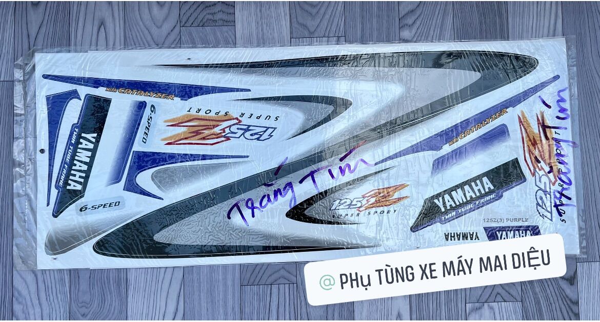 TEM SƯỜN MALAYSIA YAZ/YAZ125 ĐỜI THẤP ĐỦ MÀU