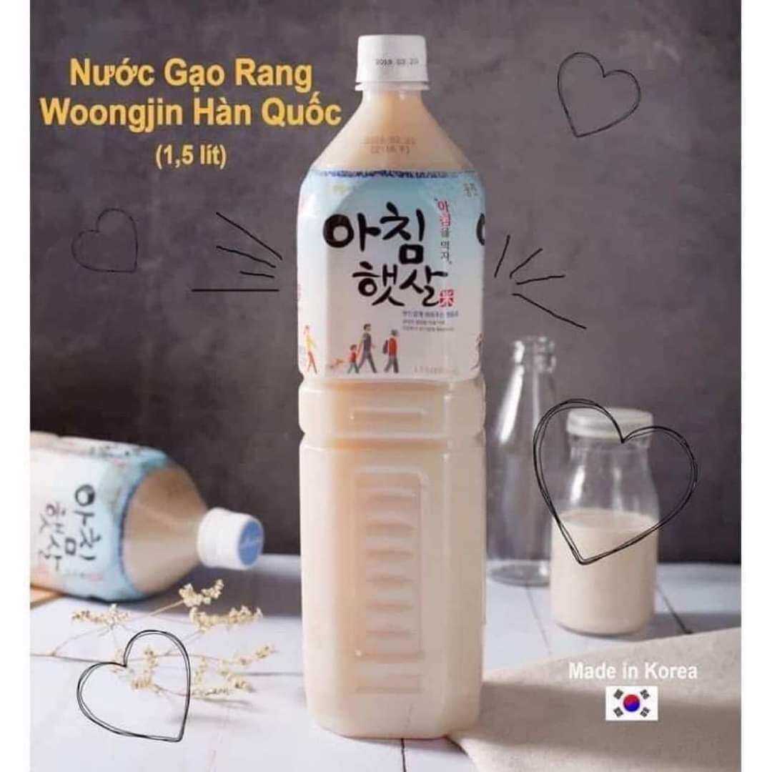 Nước Gạo Rang Hàn Quốc 1,5 lit Chai