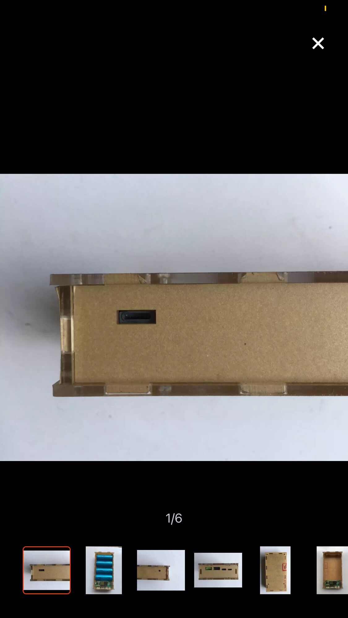 Box mica sạc dự phòng 4 cell 26650 -3 cổng sạc