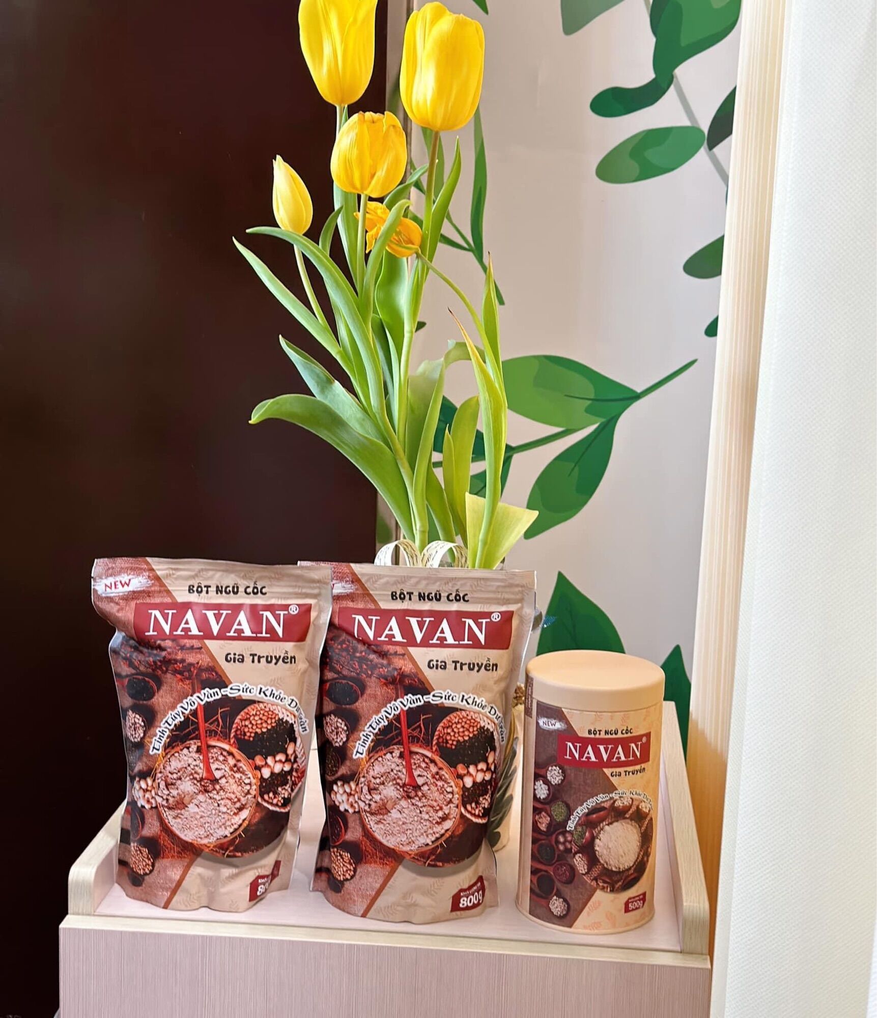 Combo túi va lon navan ko sữa