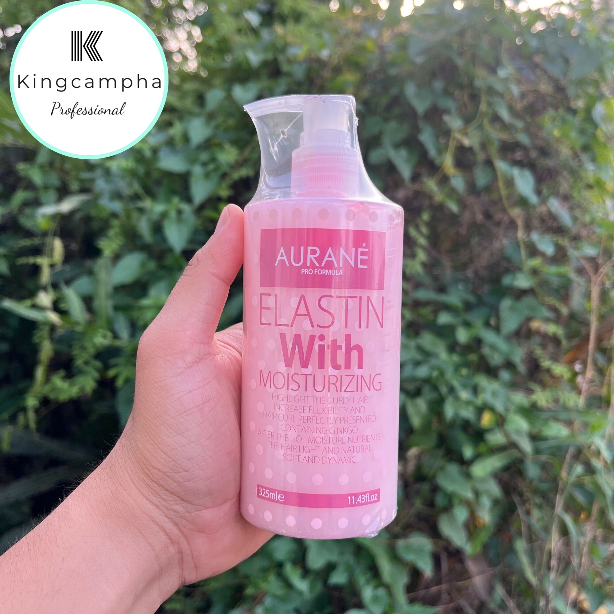 Gel dưỡng tạo kiểu tóc xoăn 3D aurane Elastin With Moisturizing