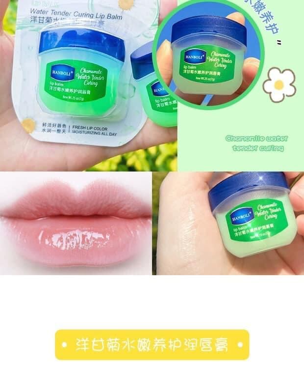 vaseline dưỡng môi set 4 hũ