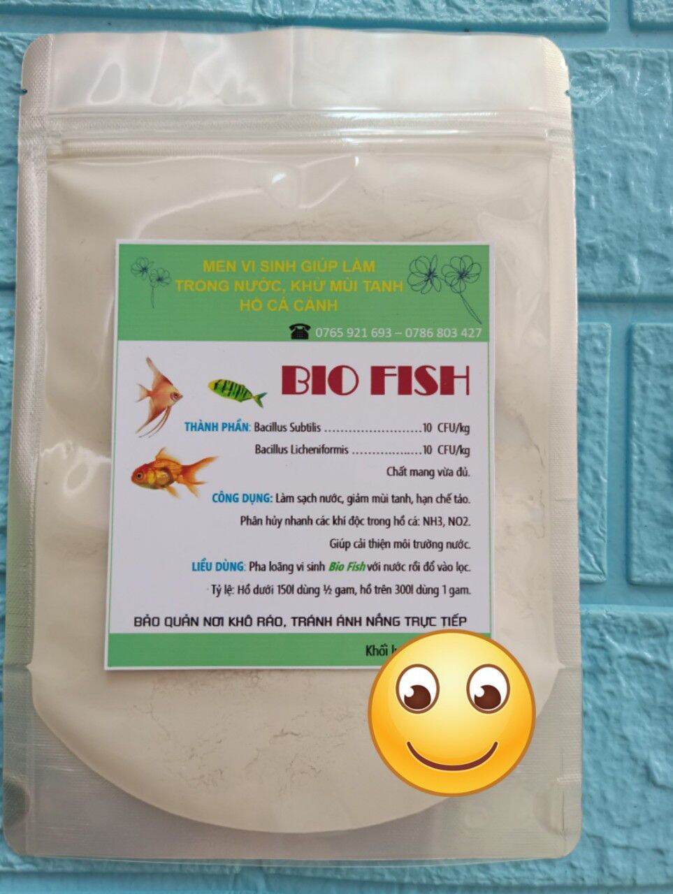 250g Men vi sinh xử lý nước trong