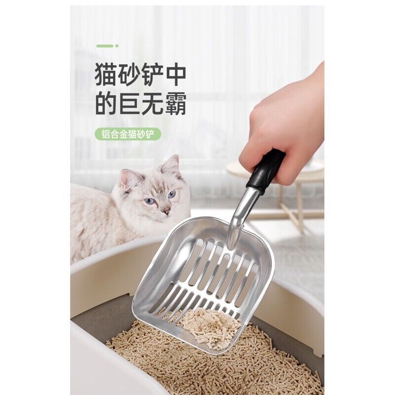 [HCM]Xẻng Inox xúc cát vệ sinh cho mèo