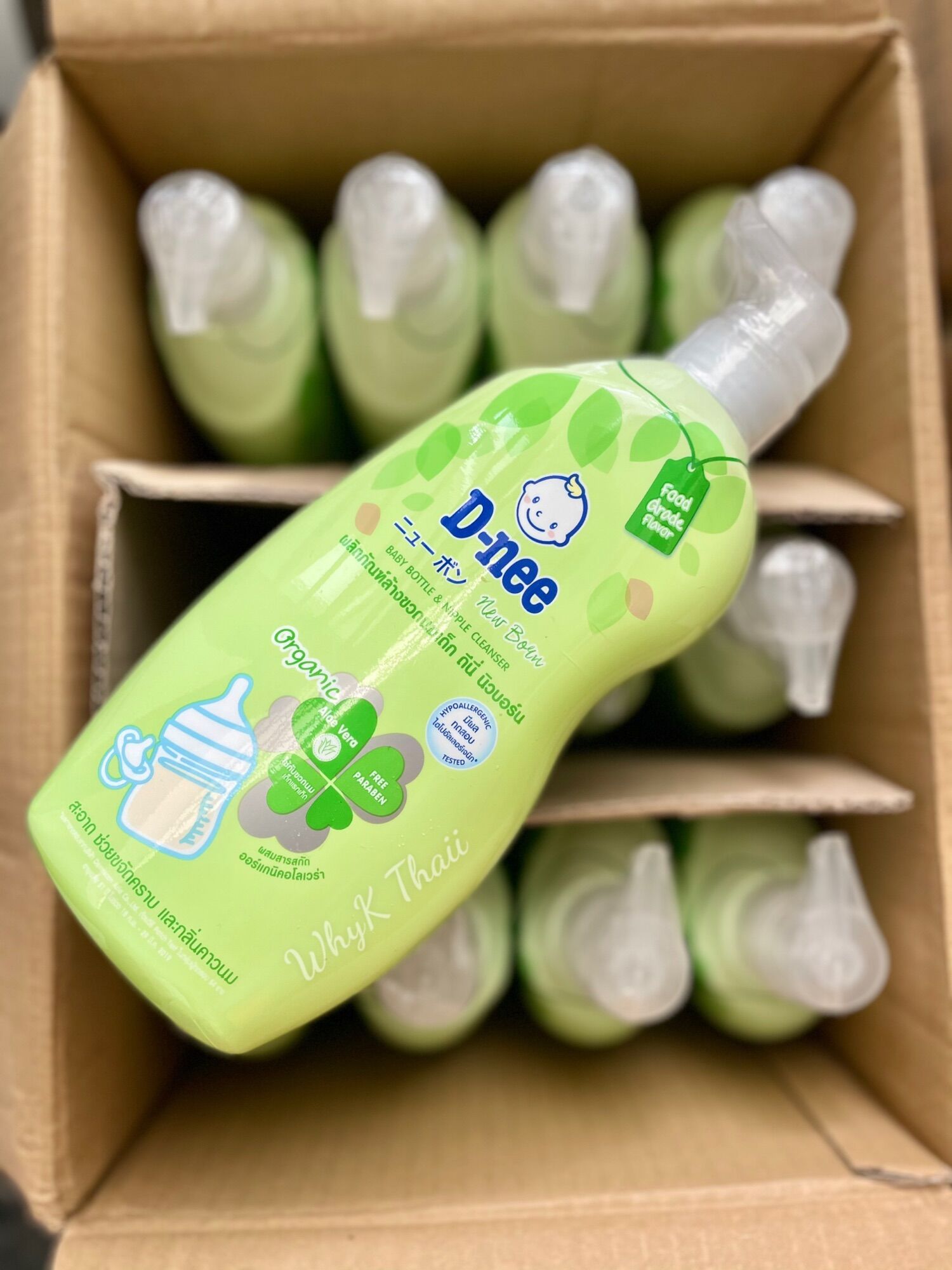 [HCM]Nước Rửa Bình Sữa Dnee Thái Lan 620ml Phiên Bản Mới Nhất