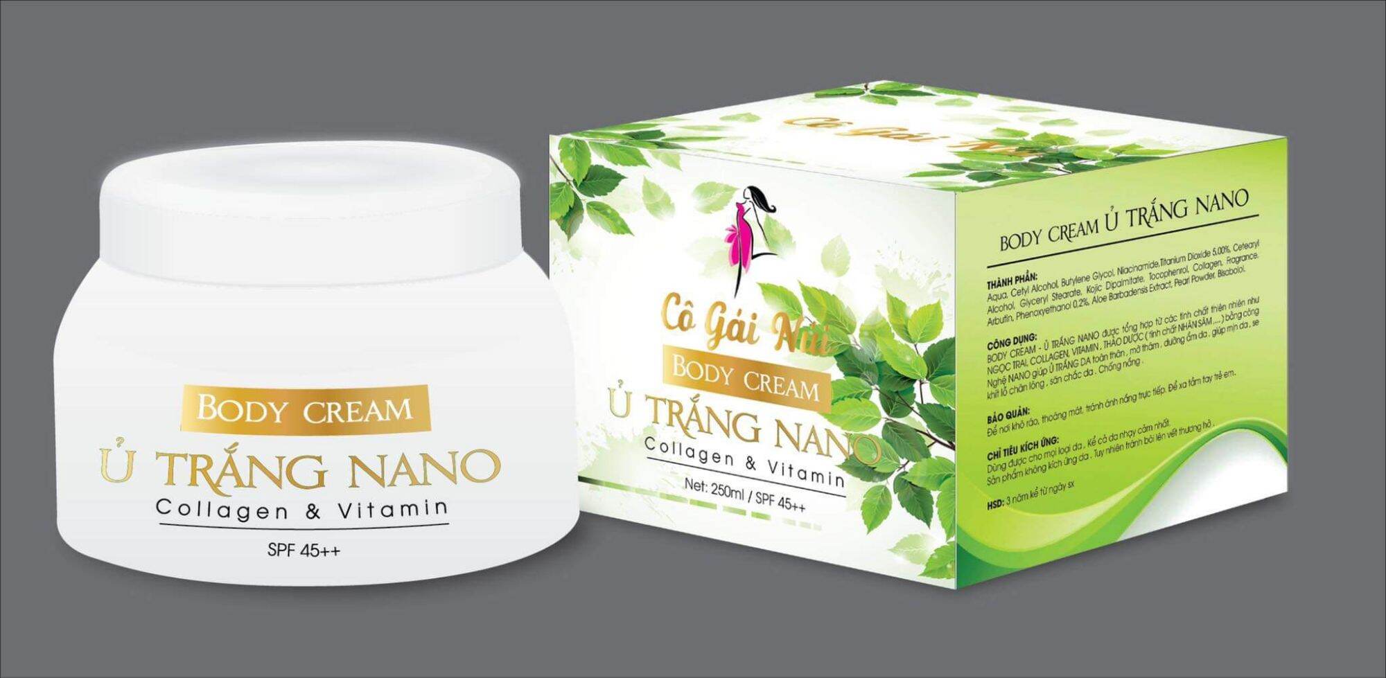 combo tắm _ ủ trắng Body Cô gái núi
