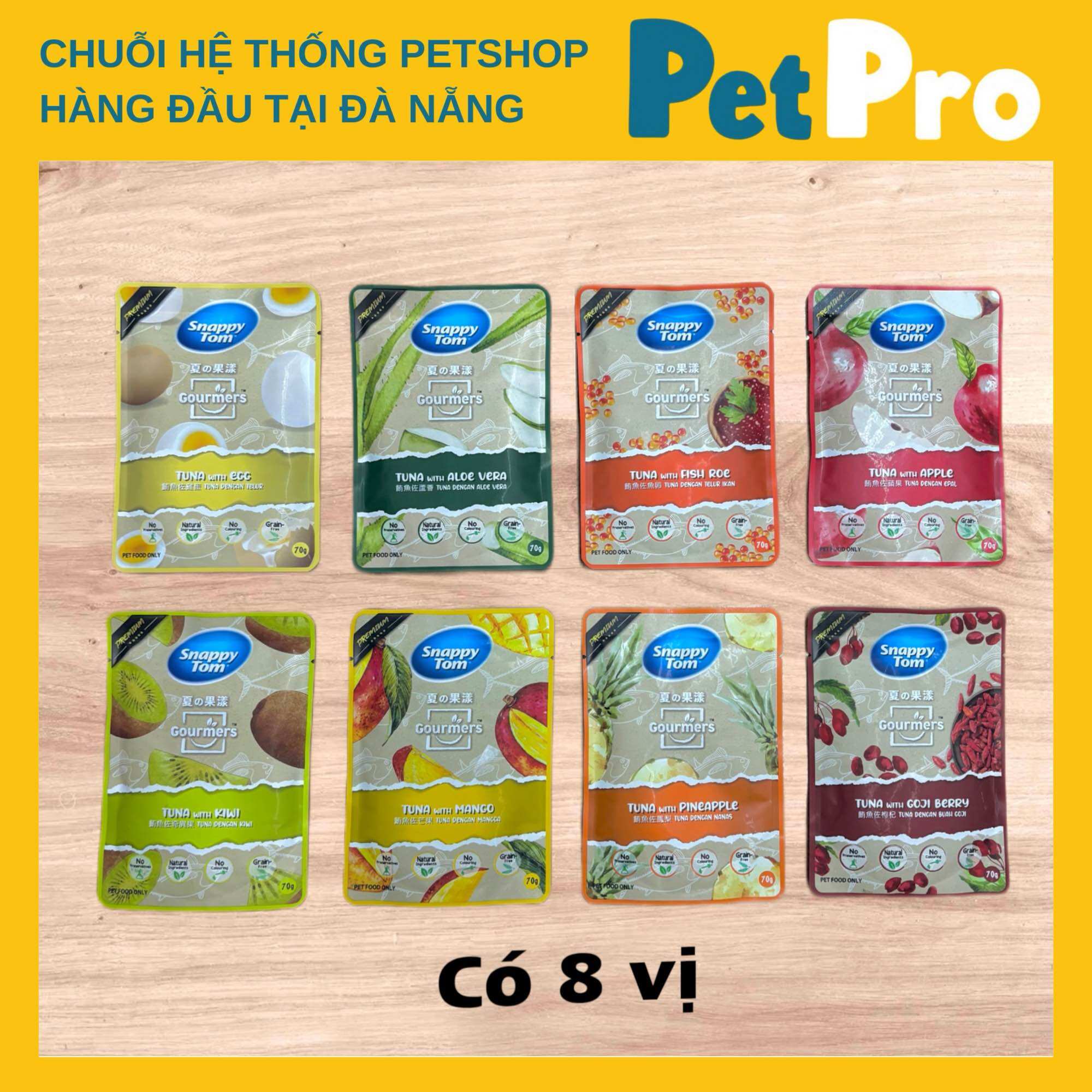 Pate Snappy Tom Trái cây 70g
