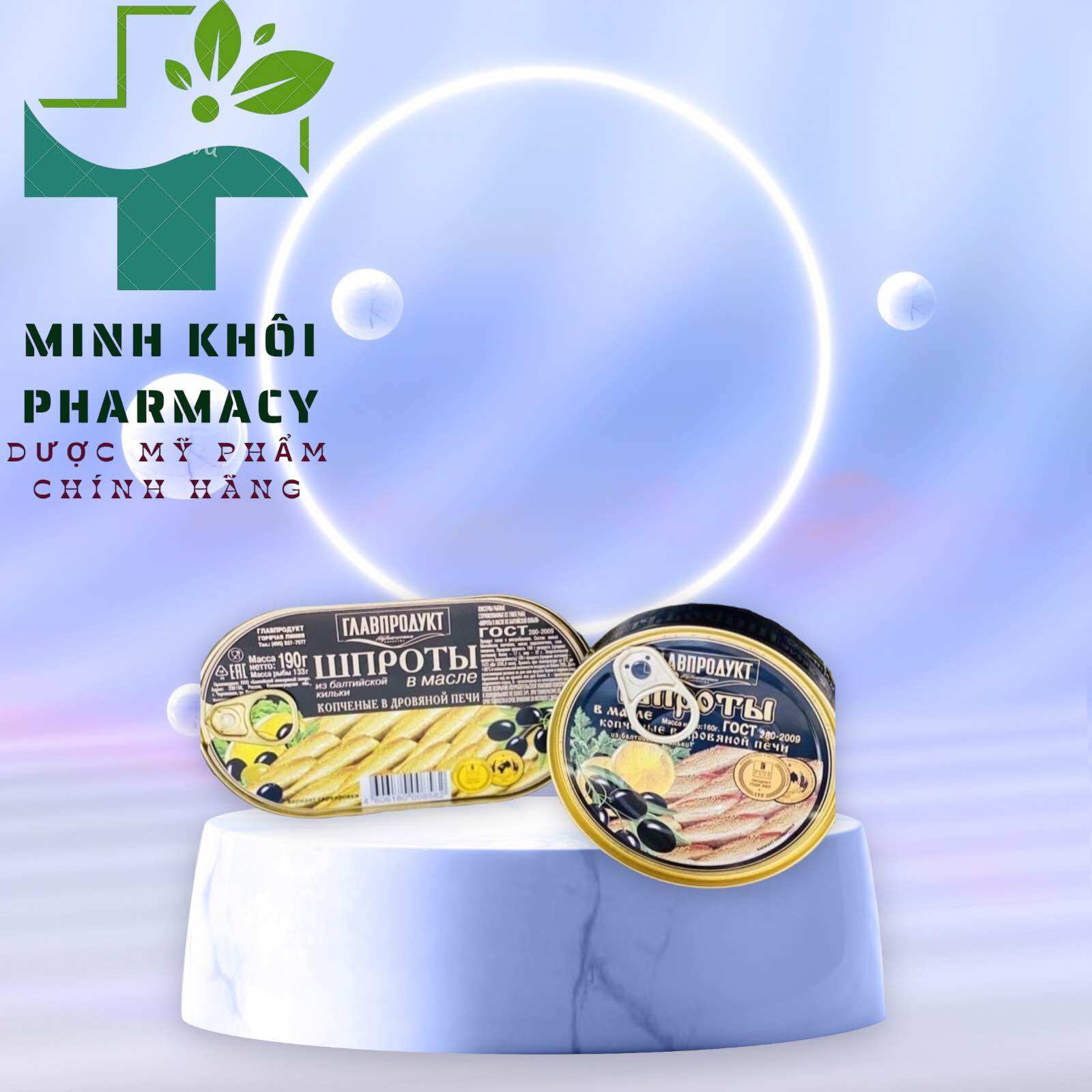 Cá trích baltic ngâm dầu 190g