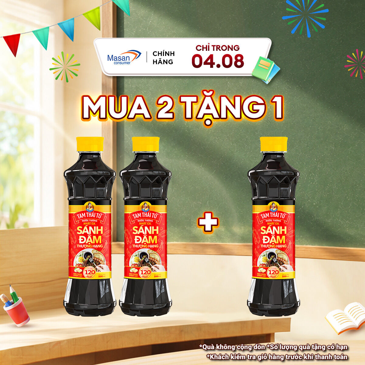 Combo 2 Nước Tương Tam Thái Tử Nhất Ca Sánh Đậm 500Ml