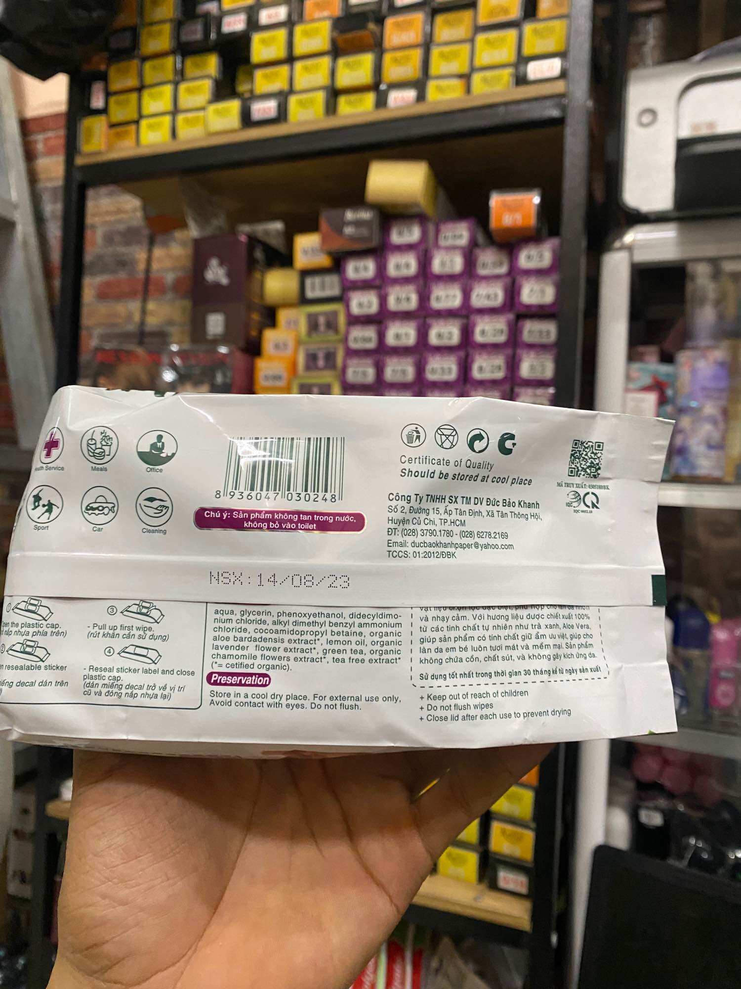 Khăn ướt cao cấp 80g và 150g baby wet
