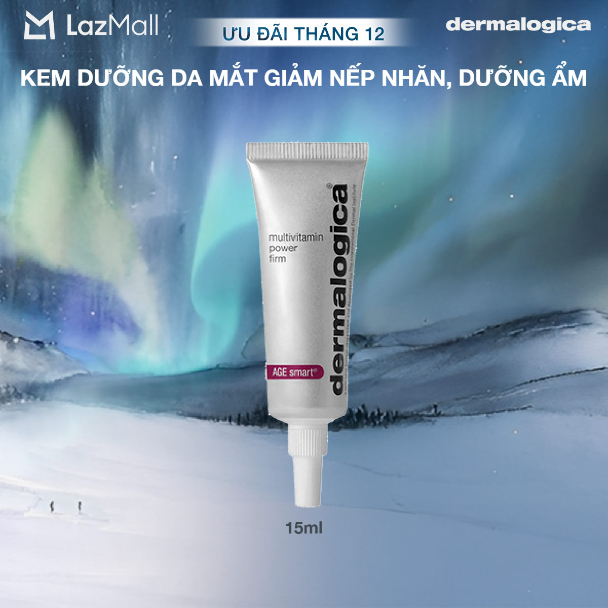 Kem mắt Dermalogica Multivitamin Power Firm làm săn chắc ngừa nếp nhăn