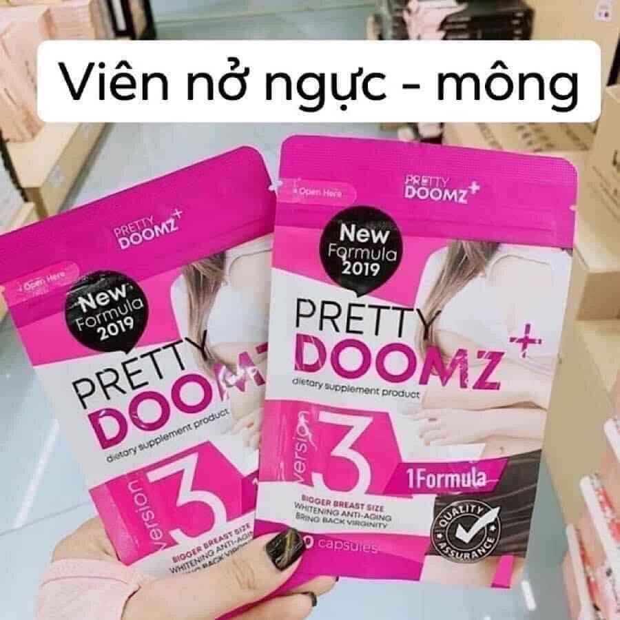 Gói 30viên nở ngực mông pretty doomz thái lan
