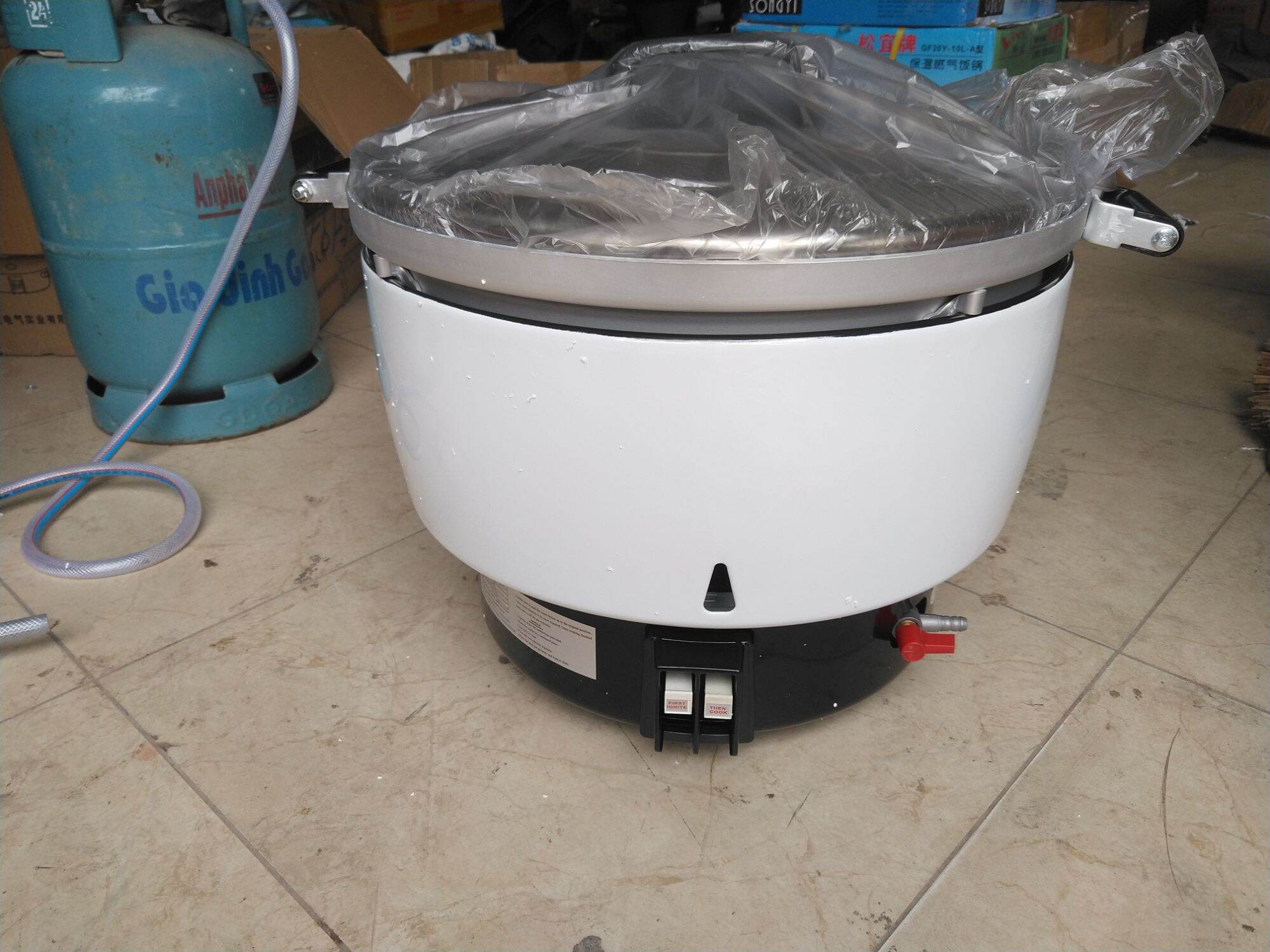 Nồi cơm gas loại 10lít loại tốt không đồng xu