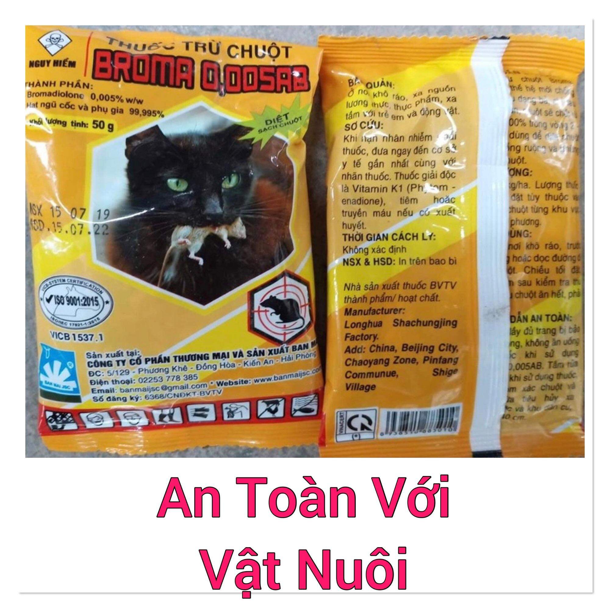 THUỐC DIỆT CHUỘT SINH HỌC COMBO 4 GÓI