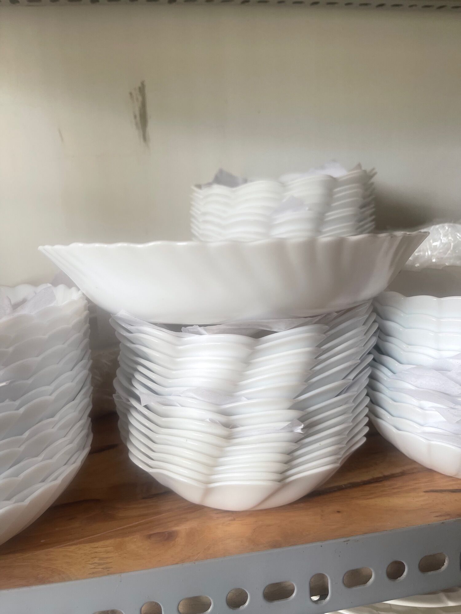 [Arcopal] Sứ thuỷ tinh Arcopal - Dĩa sứ thành cao 21cm