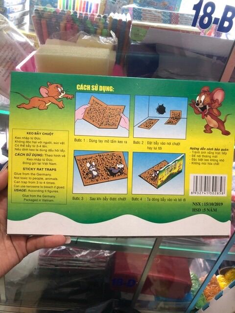 [kHCM]2 MIẾNG KEO DÁN CHUỘT TỐT