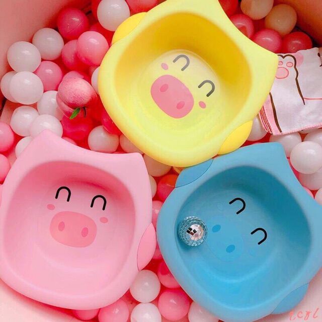 Chậu rửa mặt hình heo siêu cute