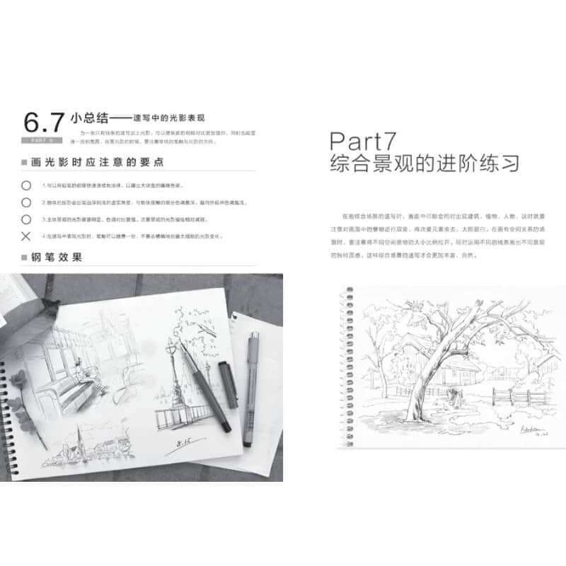 ARTBOOK DẠY VẼ PHÁC THẢO PHONG CẢNH