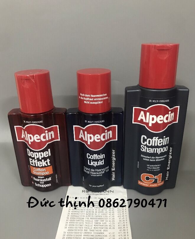 ( Bill Đức ) - Dầu Gội Ngăn Gàu Và Chống Rụng Tóc Alpecin Coffein Effekta3C1Liquid