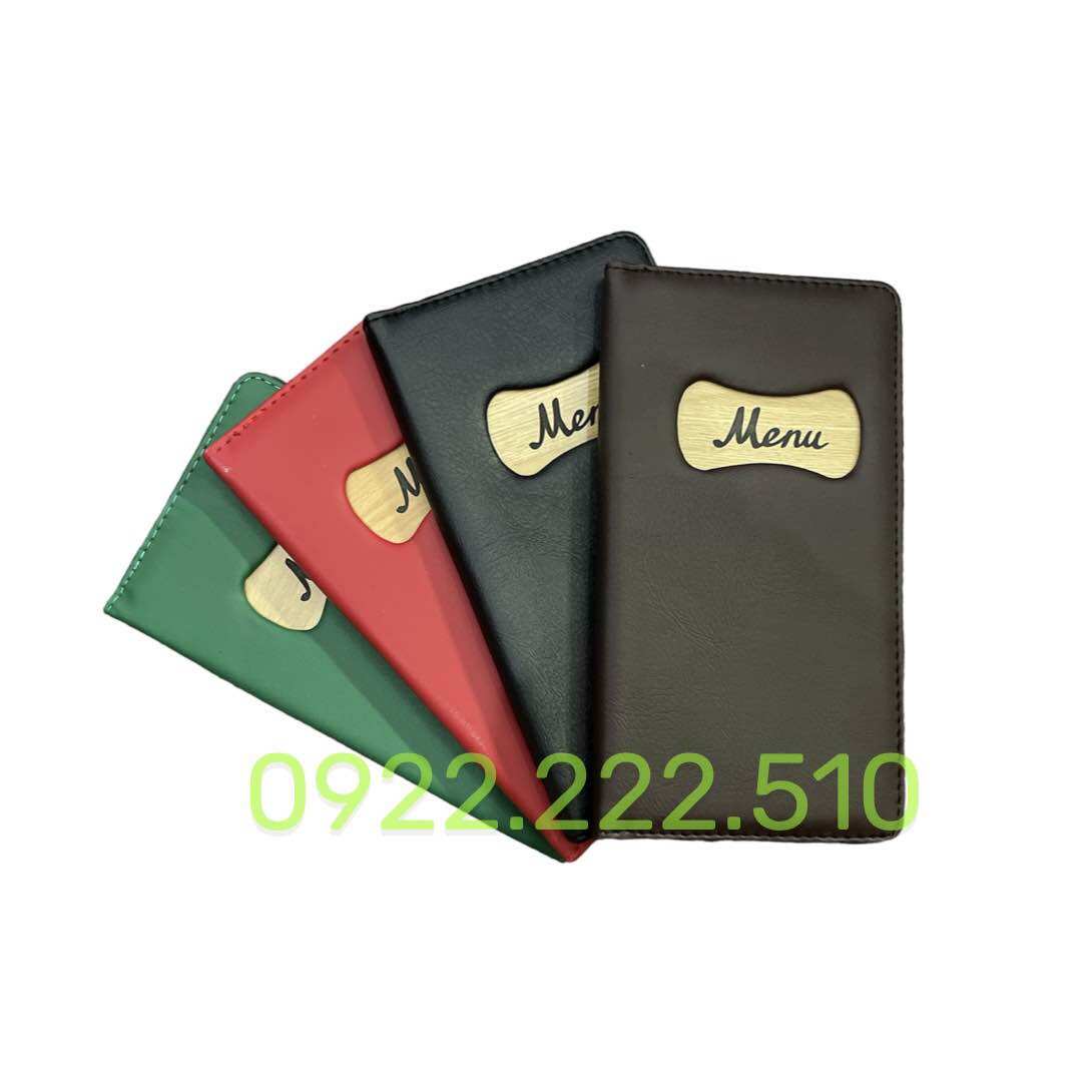BÌA MENU - CUỐN MENU 13*23cm