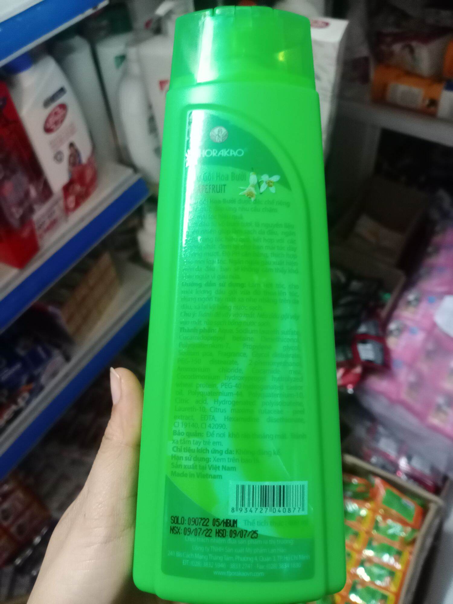 Dầu gội xả bưởi thoracao 400ml
