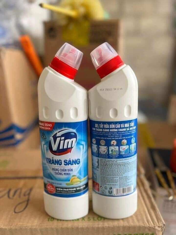 Tẩy bồn cầu VIM trắng sáng