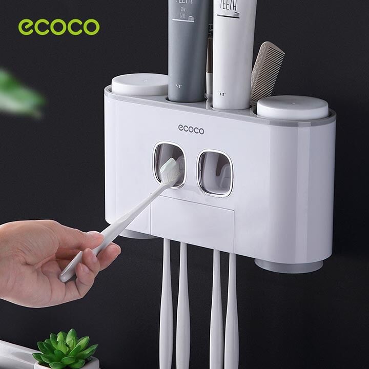 Bộ nhả kem đánh răng ecoco thông minh tự động