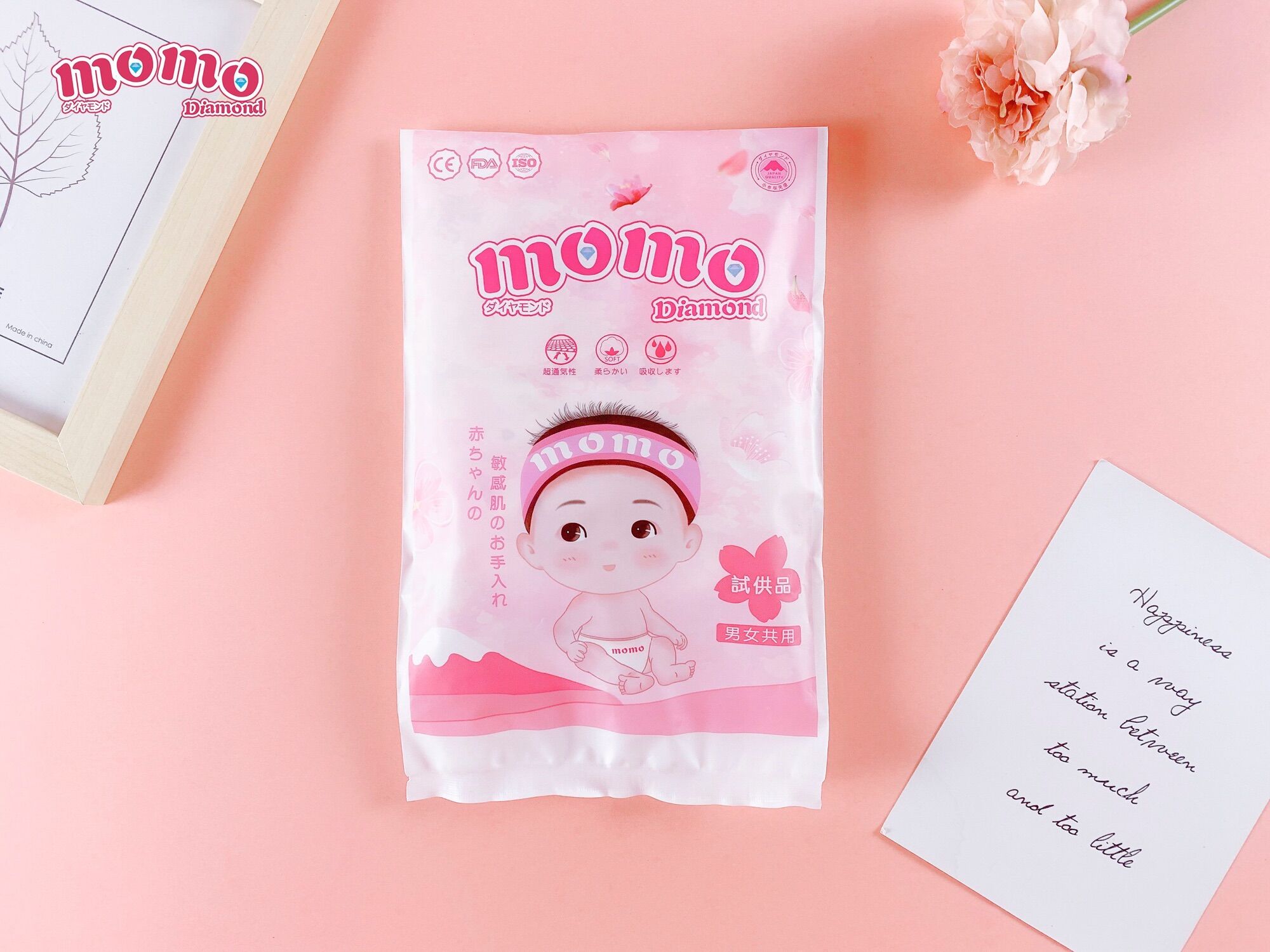 Miếng dùng thử tã bỉm quần Momo Diamond