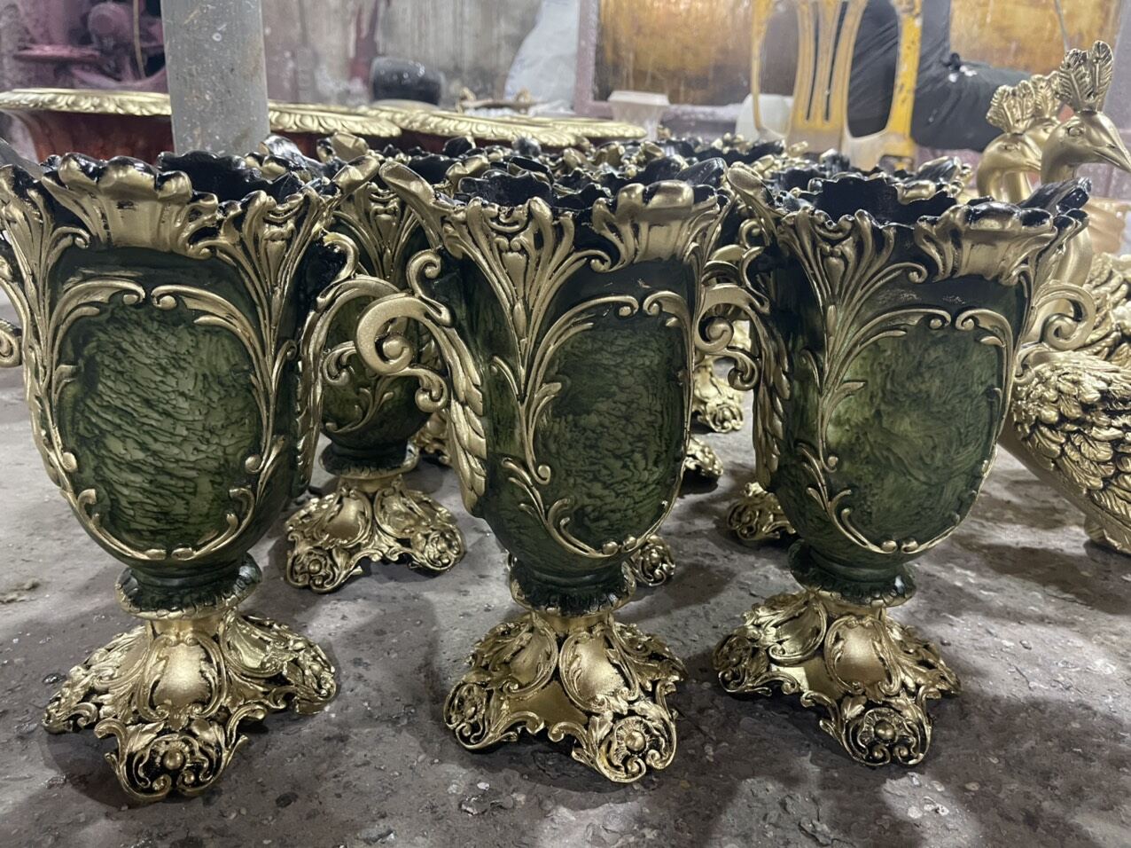 [BH27] Bình Cắm Hoa Composite Dáng Lá Cao Cấp, Độc Lạ, Decor Siêu Đẹp
