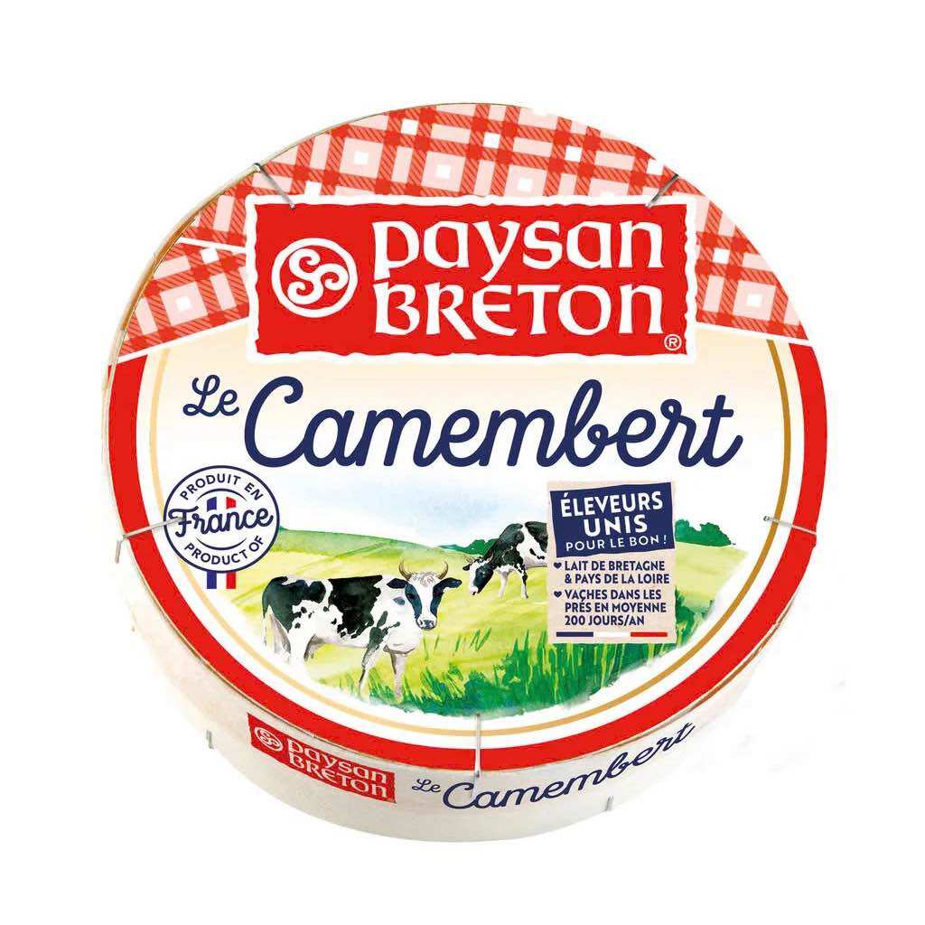 Phô Mai Camembert Paysan Breton 250g – Hộp Gỗ Sồi, Vị Béo Đậm Chín Muồi, Chuẩn Gu Sành Ăn (Nhập Khẩu Pháp)