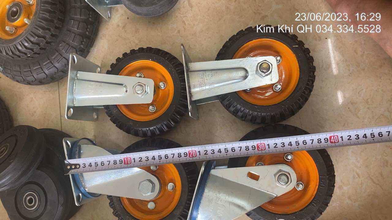 Bánh xe 160x 50 cao su đặc
